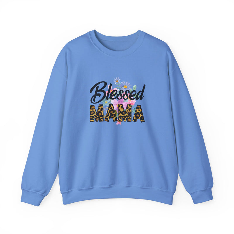 Blessed Mama Unisex Heavy Blend Crewneck Sweatshirt