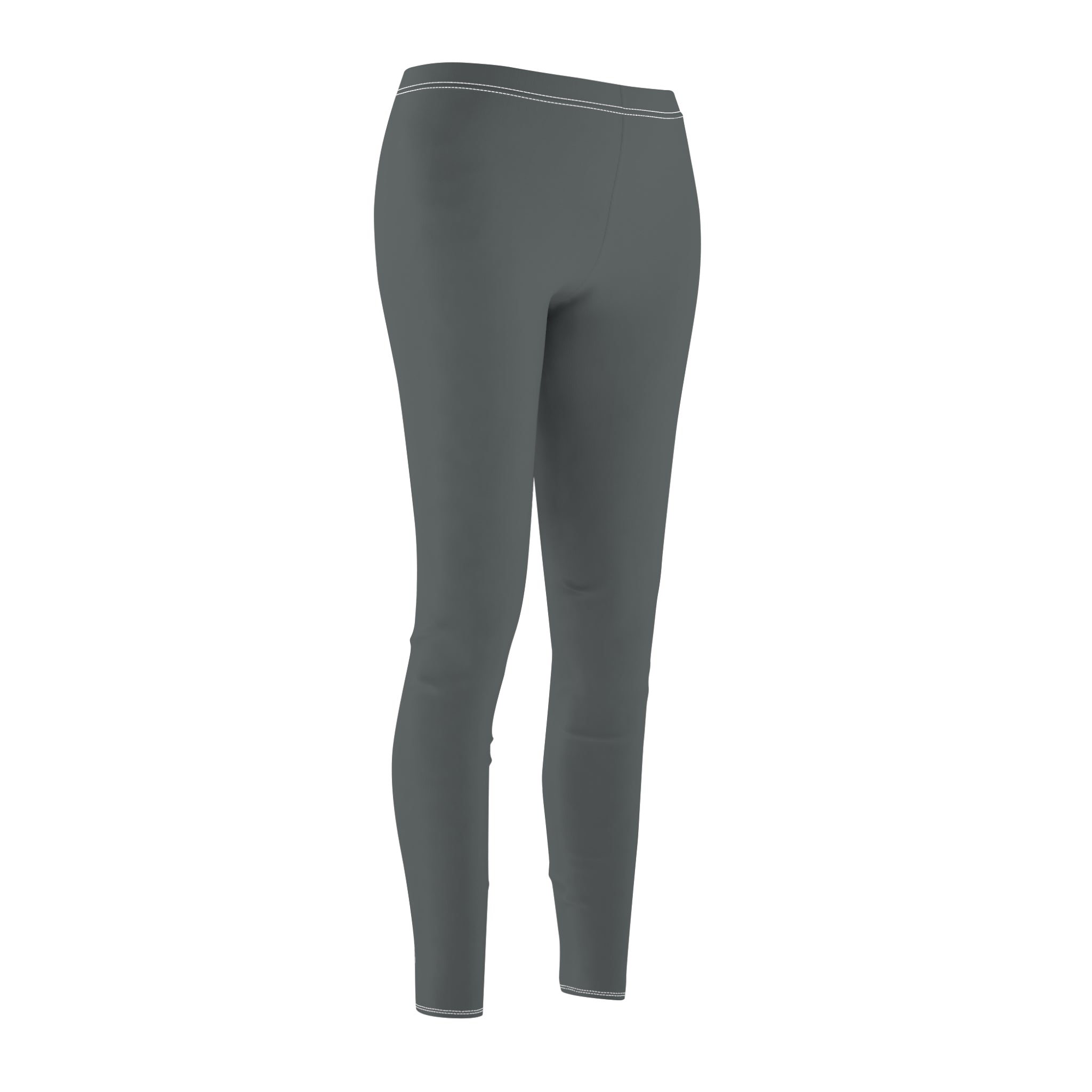 Grey Stylish Women's Casual Leggings, Trendy Activewear, Comfortable Yoga Pants, Perfect Gift for Fitness Lovers, Everyday Wear