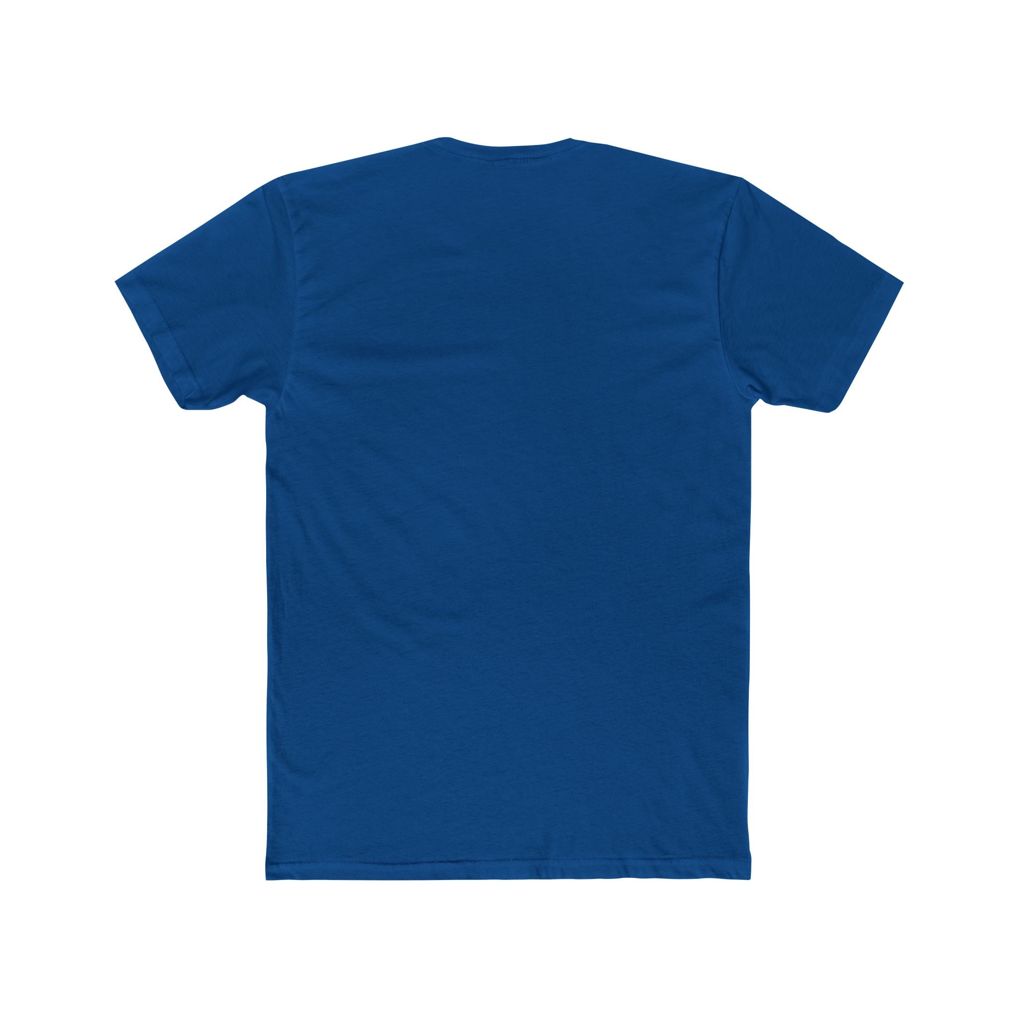 Motivational Cotton Crew Tee - "Never Give Up, Stay Strong"