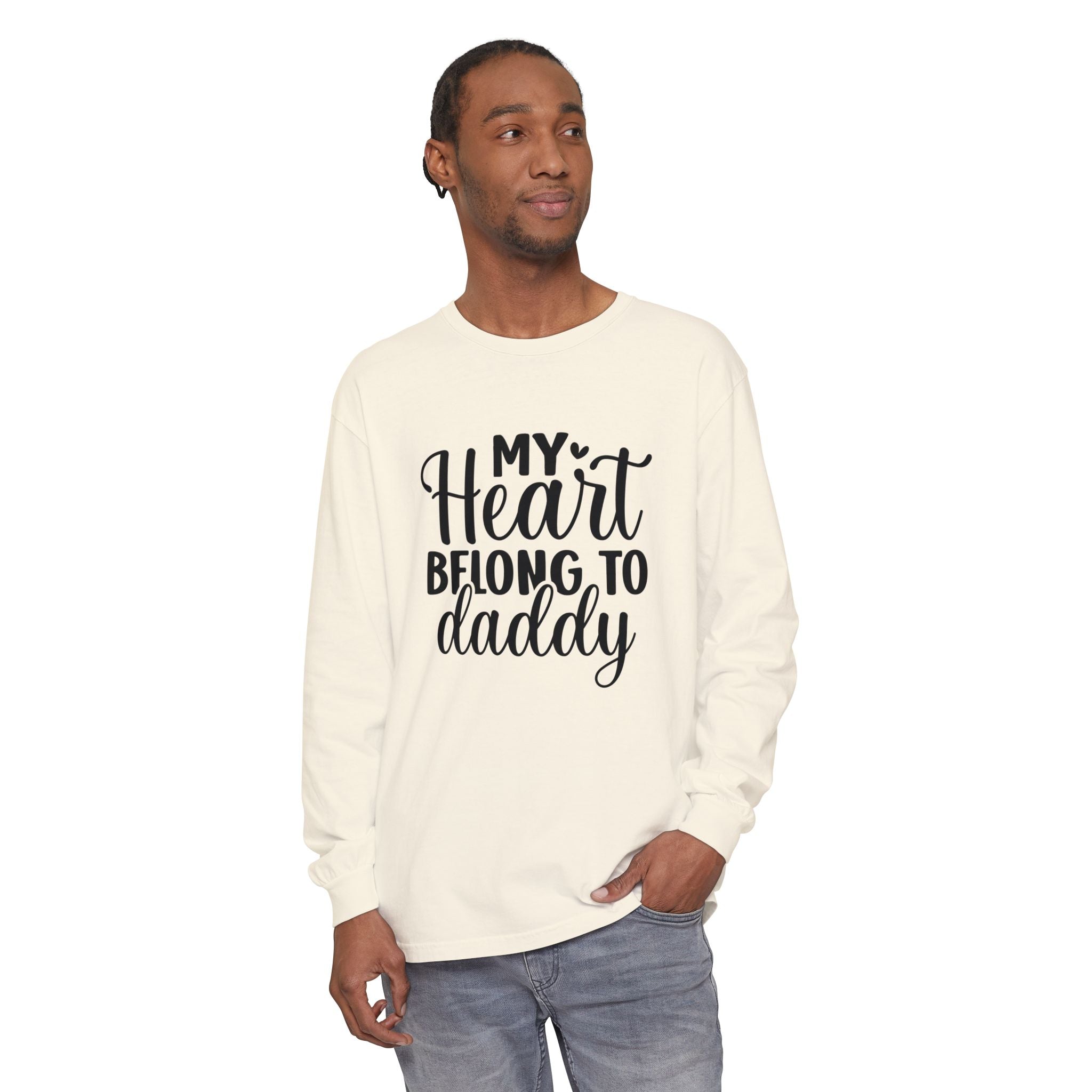 Unisex Garment-dyed Long Sleeve T-Shirt