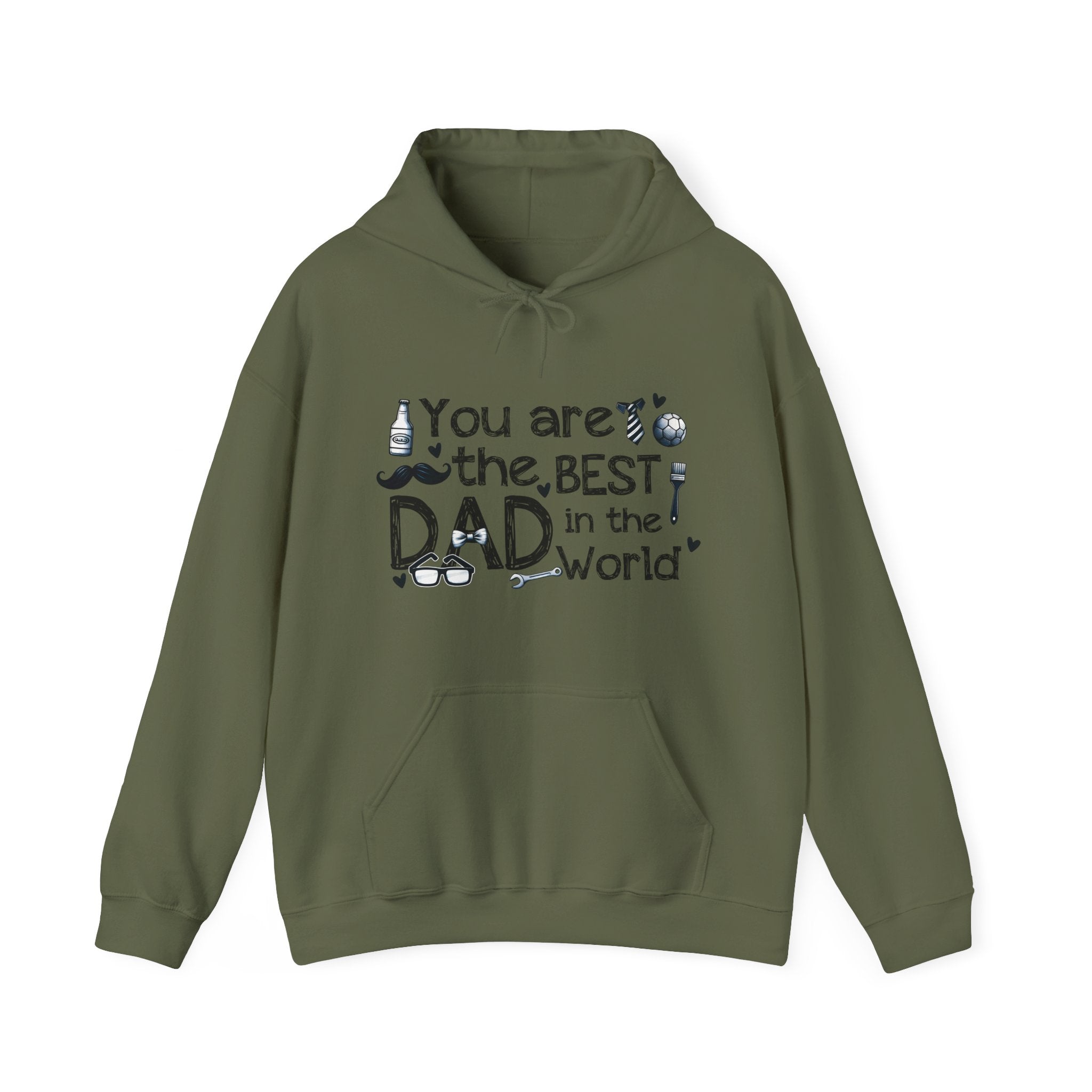 Best Dad Ever Hoodie - Unisex Heavy Blend Sweatshirt