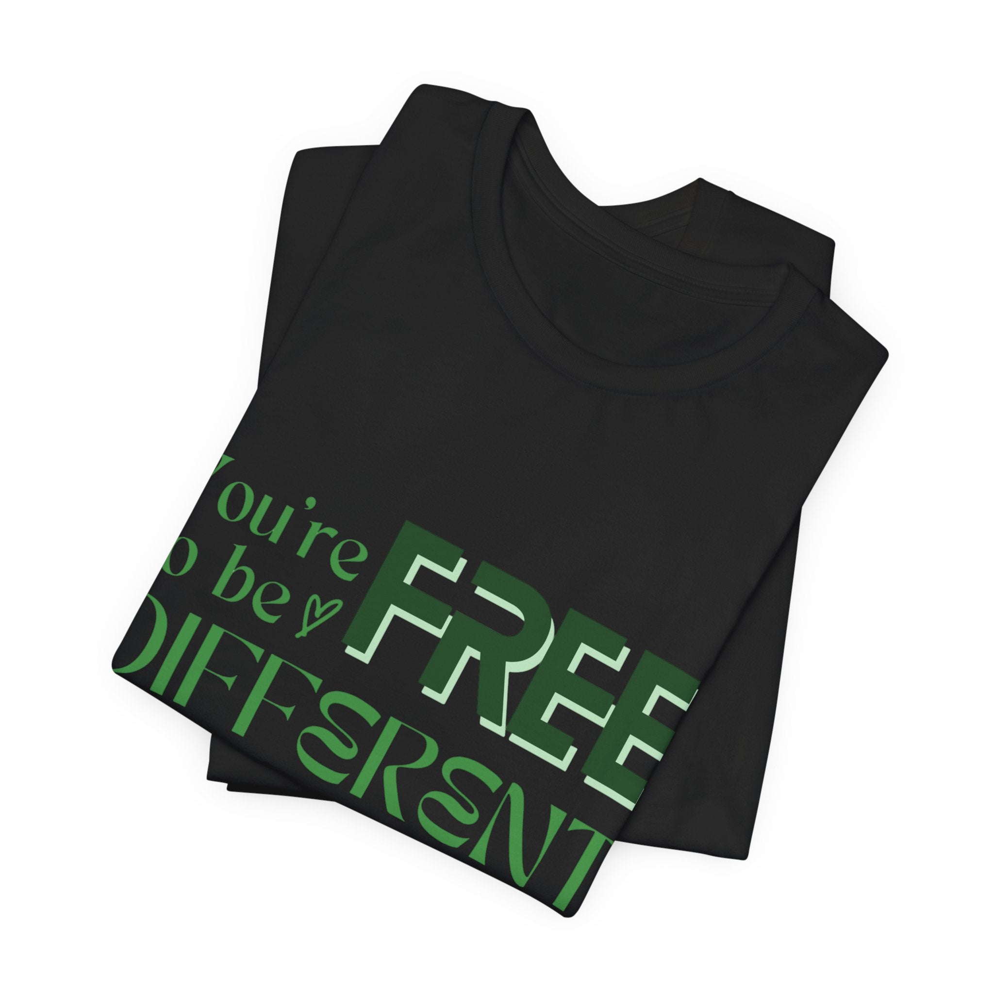 You're Free to Be Different Frog Tee, Comfort Tee, Unisex Shirt, Fun Gift, Casual Wear, Frog Lover Gift, Unique Tee