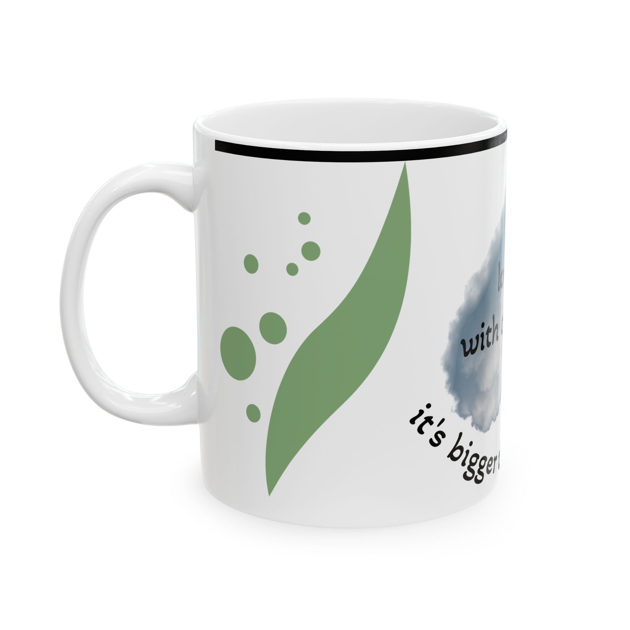 Funny Love Ceramic Mug - "I Love You With All My Butt"