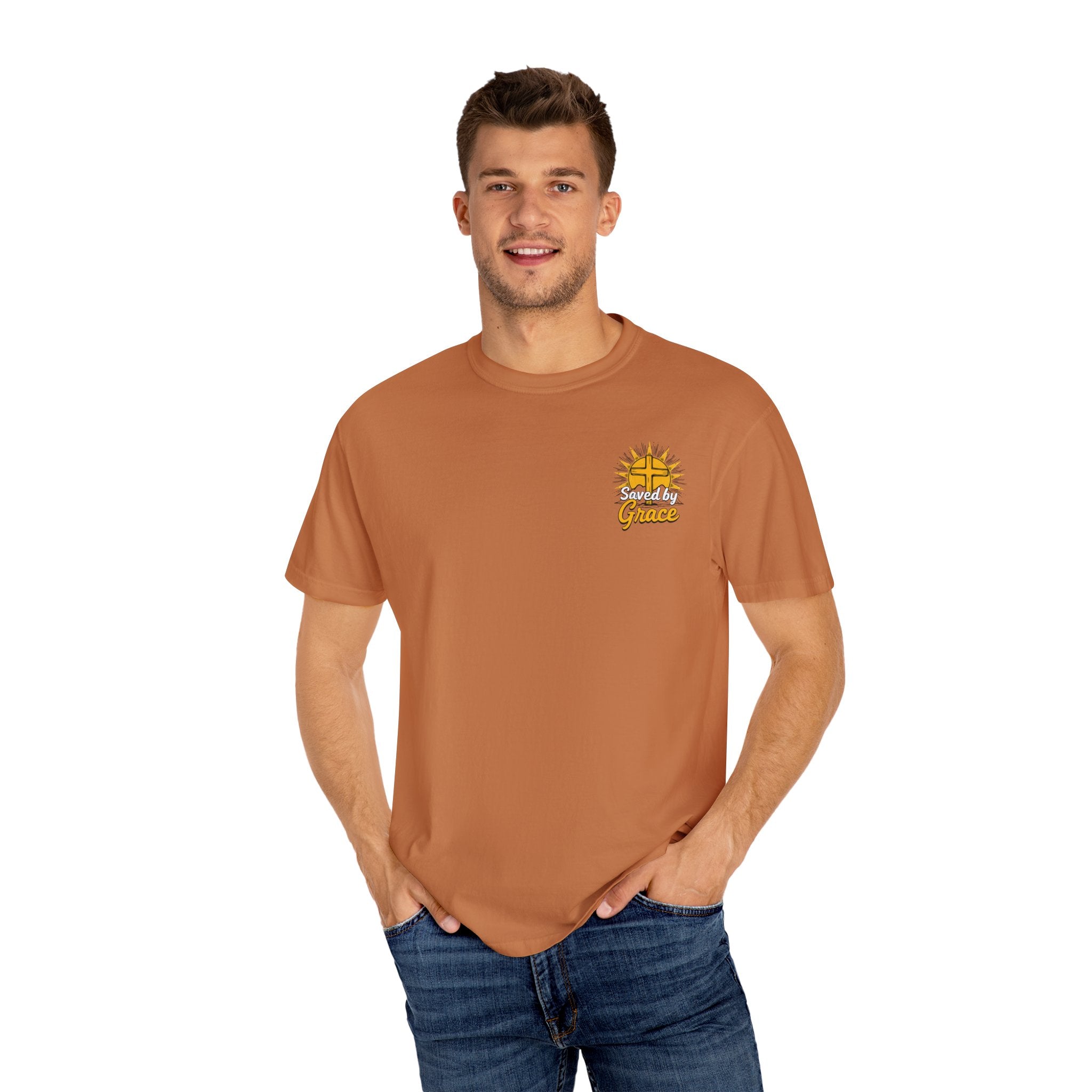 Sunrise Christian Graphic T-Shirt, Unisex Vintage Tee, Casual Outfit for Faith, Gift for Church Events, Summer Style