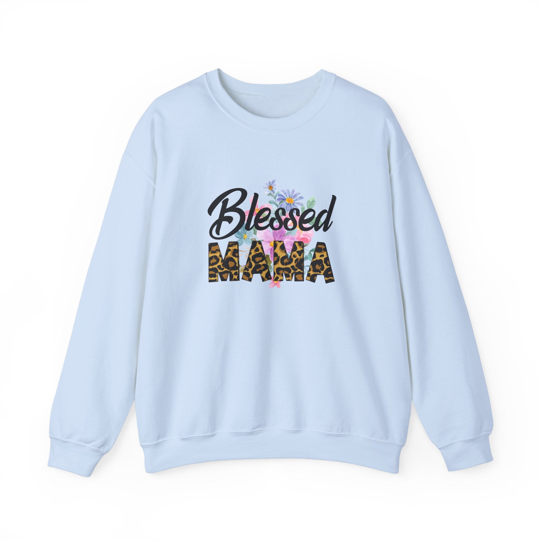 Blessed Mama Unisex Heavy Blend Crewneck Sweatshirt