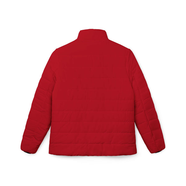 Red Stylish Women’s Puffer Jacket, Cozy Winter Coat, Trendy Outerwear, Outdoor Fashion, Fall/Winter Essential