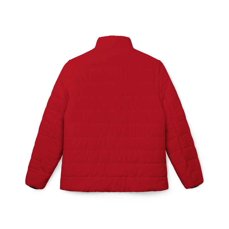 Red Stylish Women’s Puffer Jacket, Cozy Winter Coat, Trendy Outerwear, Outdoor Fashion, Fall/Winter Essential