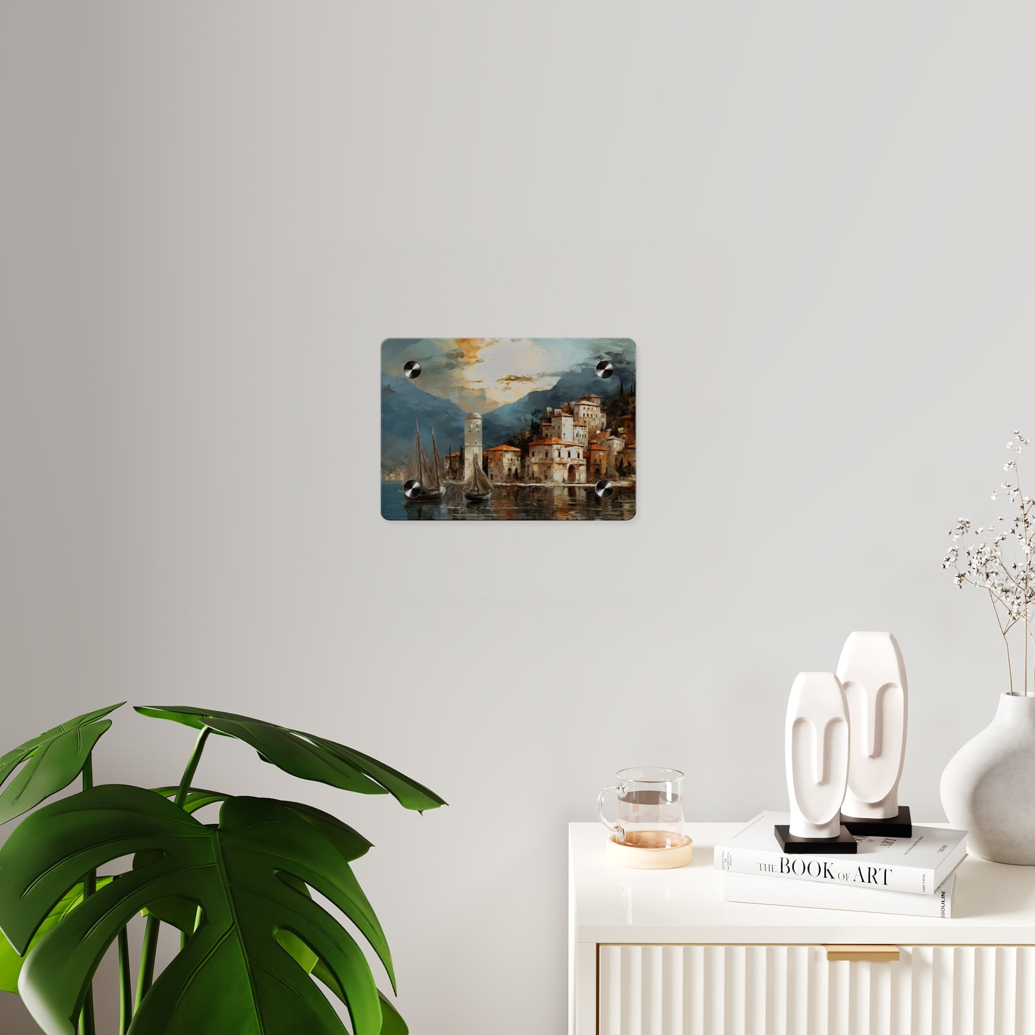 Coastal Serenity Acrylic Wall Art Panel - Nautical Home Decor