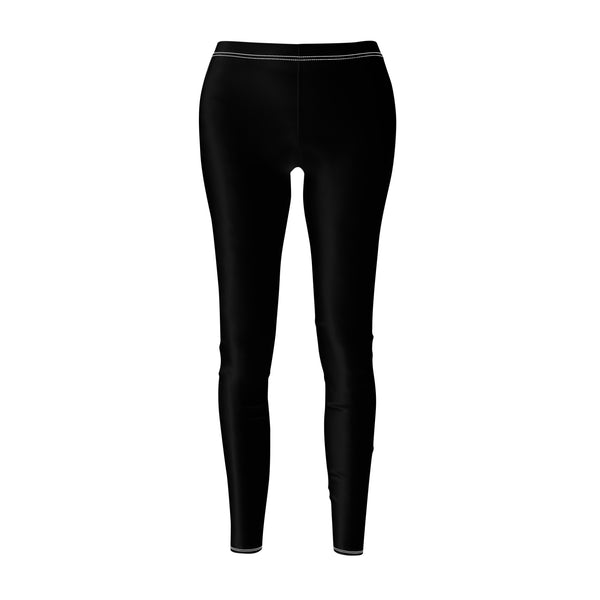 Black Stylish Women's Casual Leggings, Trendy Activewear, Comfortable Yoga Pants, Perfect Gift for Fitness Lovers, Everyday Wear