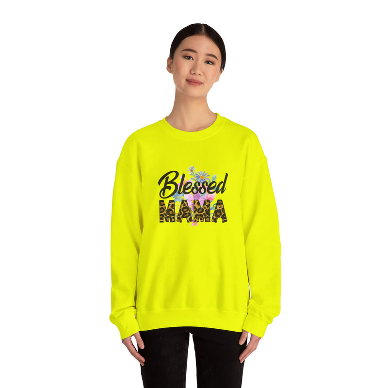 Blessed Mama Unisex Heavy Blend Crewneck Sweatshirt