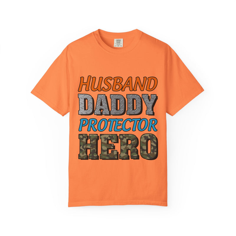 Hero Dad Unisex Garment-Dyed T-Shirt | Perfect Gift for Father's Day