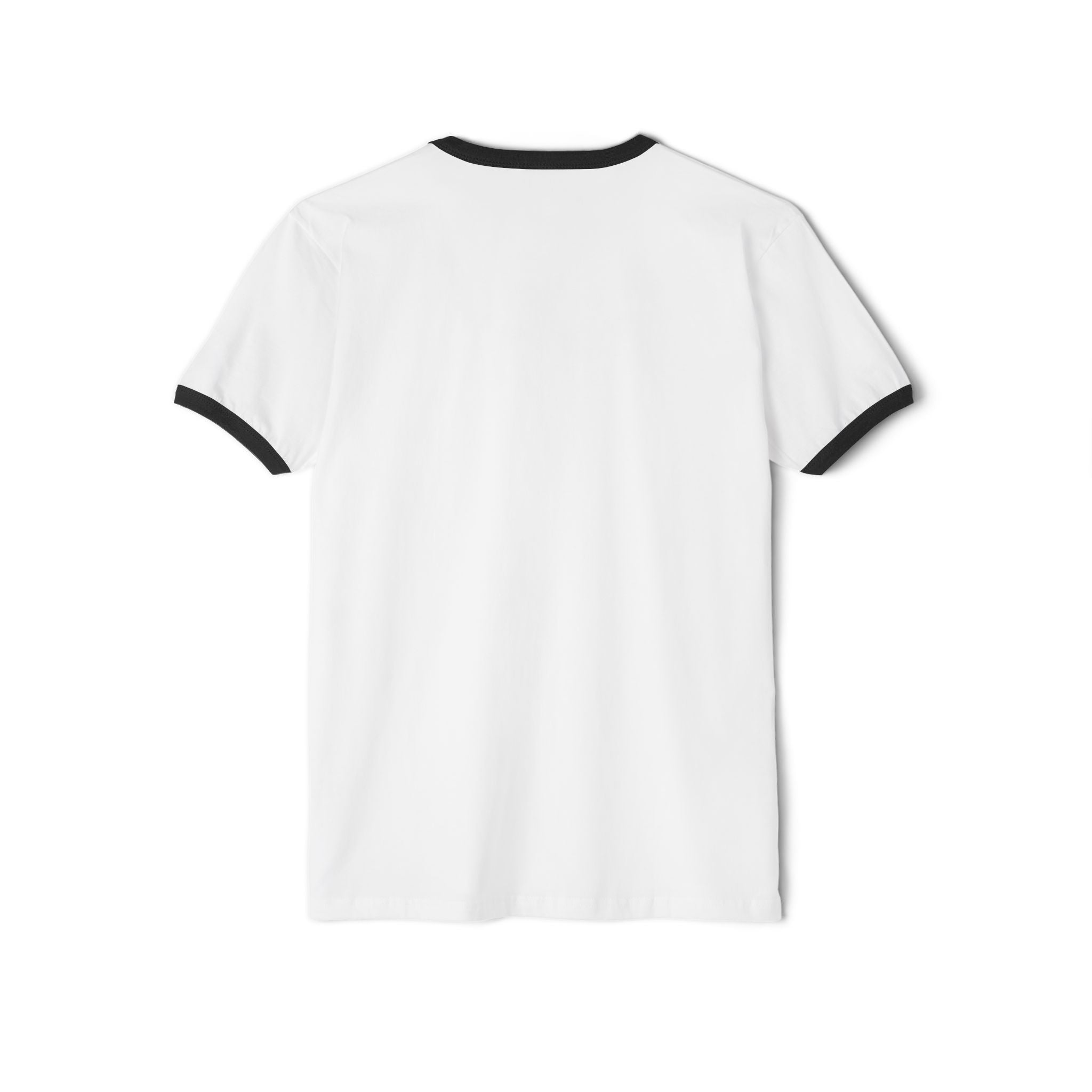 Faith-Inspired Cotton Ringer T-Shirt, Psalm 46:10 Design, Unisex Tee, Daily Wear, Christian Gift, Inspirational Apparel
