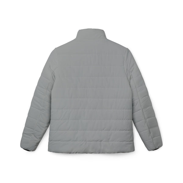 Gray Stylish Women’s Puffer Jacket, Cozy Winter Coat, Trendy Outerwear, Outdoor Fashion, Fall/Winter Essential