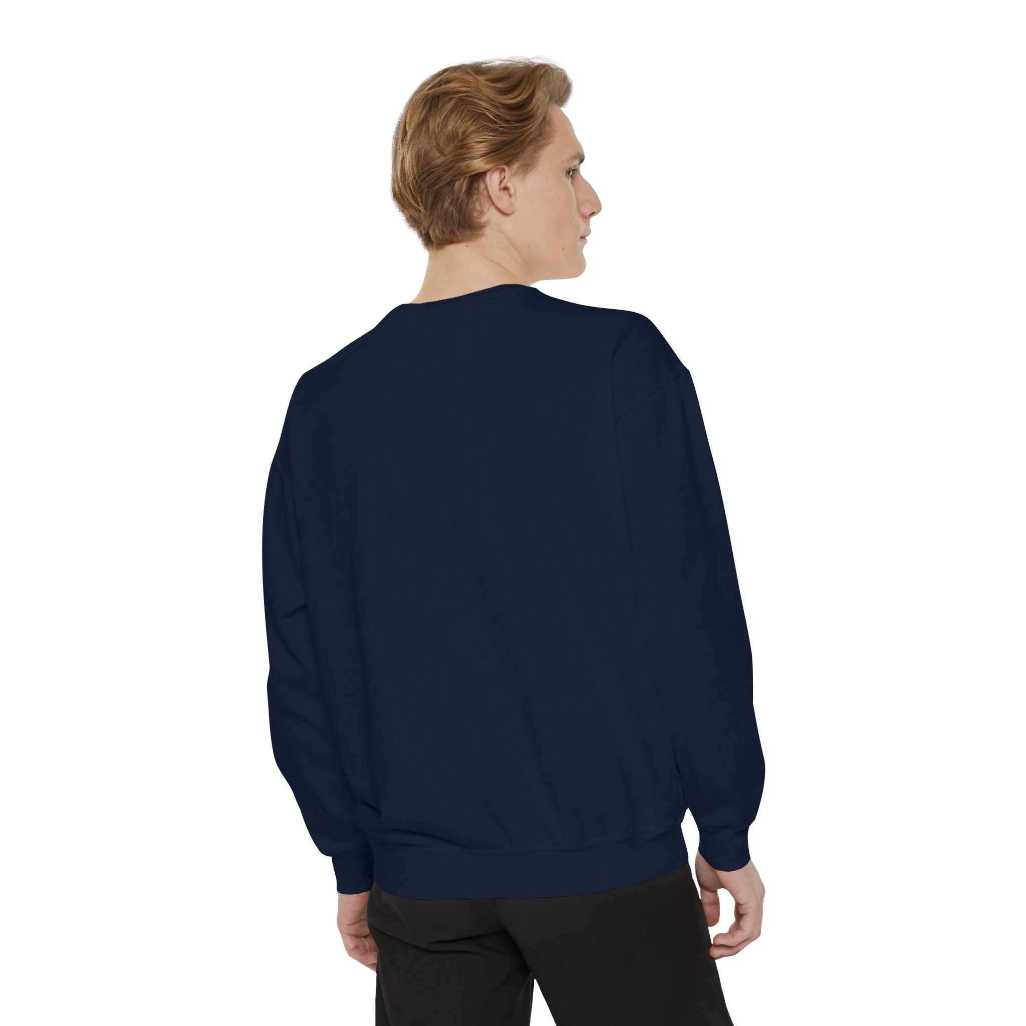 Garment-Dyed 'Glory' Sweatshirt - Motivational Unisex Crewneck