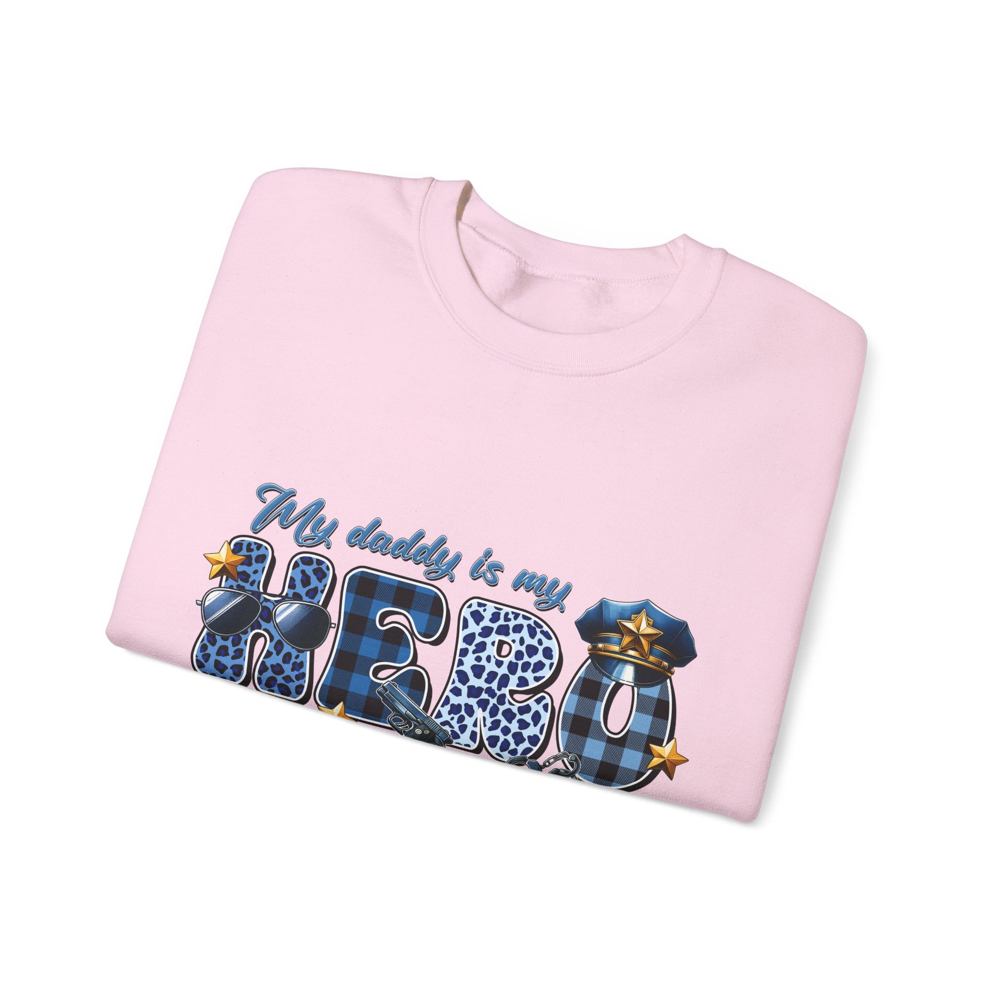 "My Daddy is My Hero" Unisex Crewneck Sweatshirt