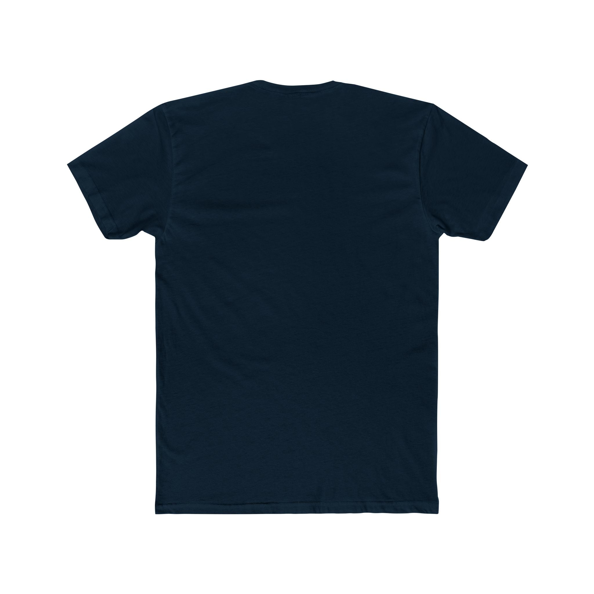 Motivational Cotton Crew Tee - "Never Give Up, Stay Strong"