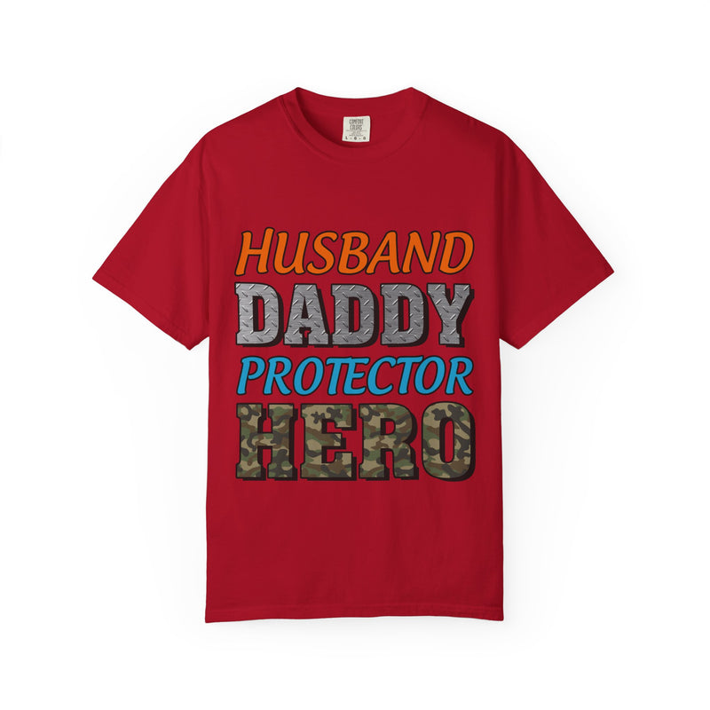Hero Dad Unisex Garment-Dyed T-Shirt | Perfect Gift for Father's Day