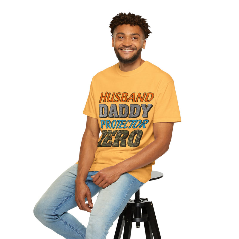 Hero Dad Unisex Garment-Dyed T-Shirt | Perfect Gift for Father's Day