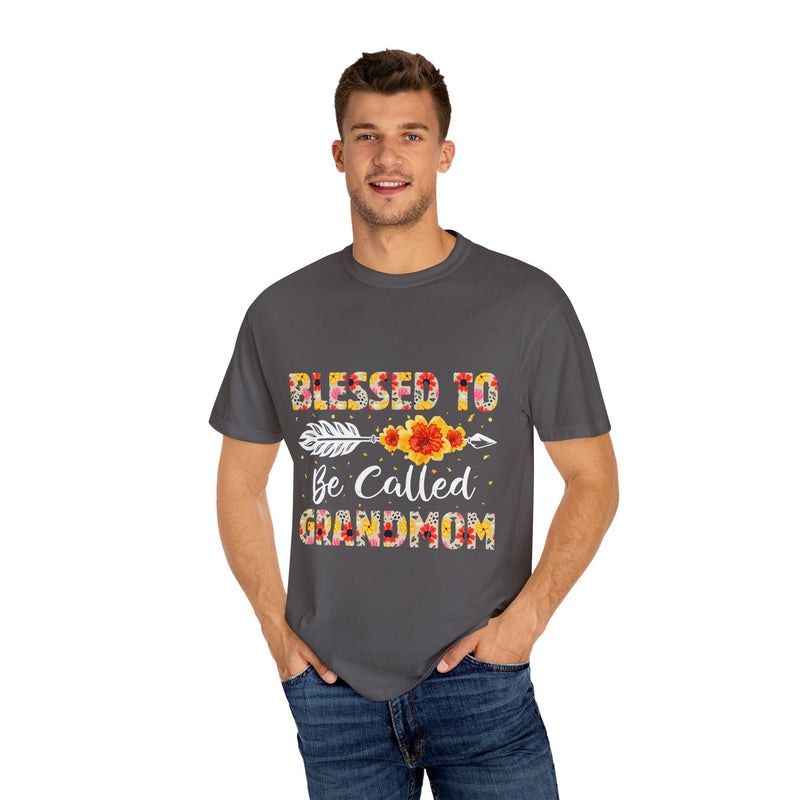 Blessed to Be Called Grandma T-Shirt - Floral Design for Grandmothers, Perfect Gift for Mother's Day