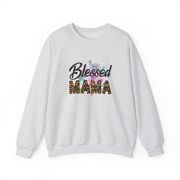 Blessed Mama Unisex Heavy Blend Crewneck Sweatshirt