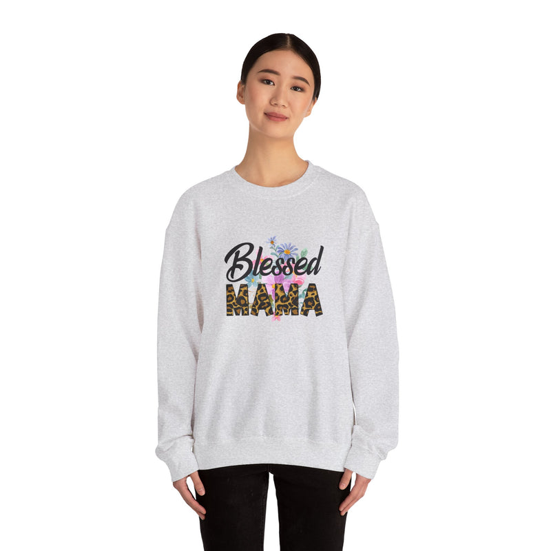 Blessed Mama Unisex Heavy Blend Crewneck Sweatshirt