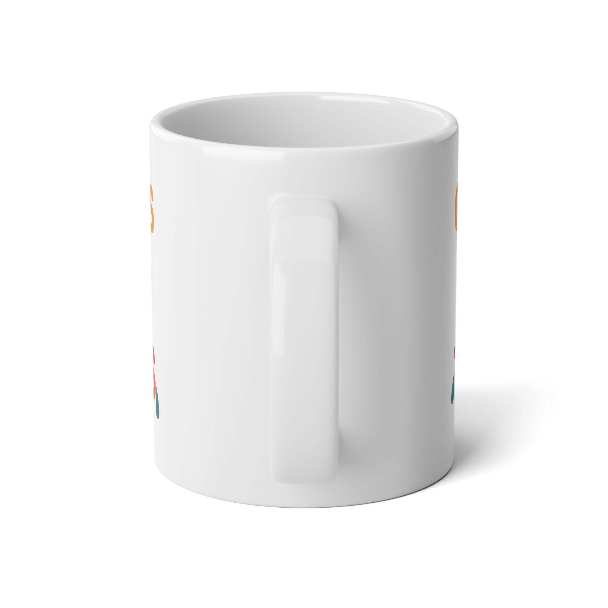 Cheers Not Tears Jumbo Mug, 20oz - Fun Motivational Coffee Cup, Gift for Friends, Celebrate Joy, Perfect for Birthdays and Gatherings