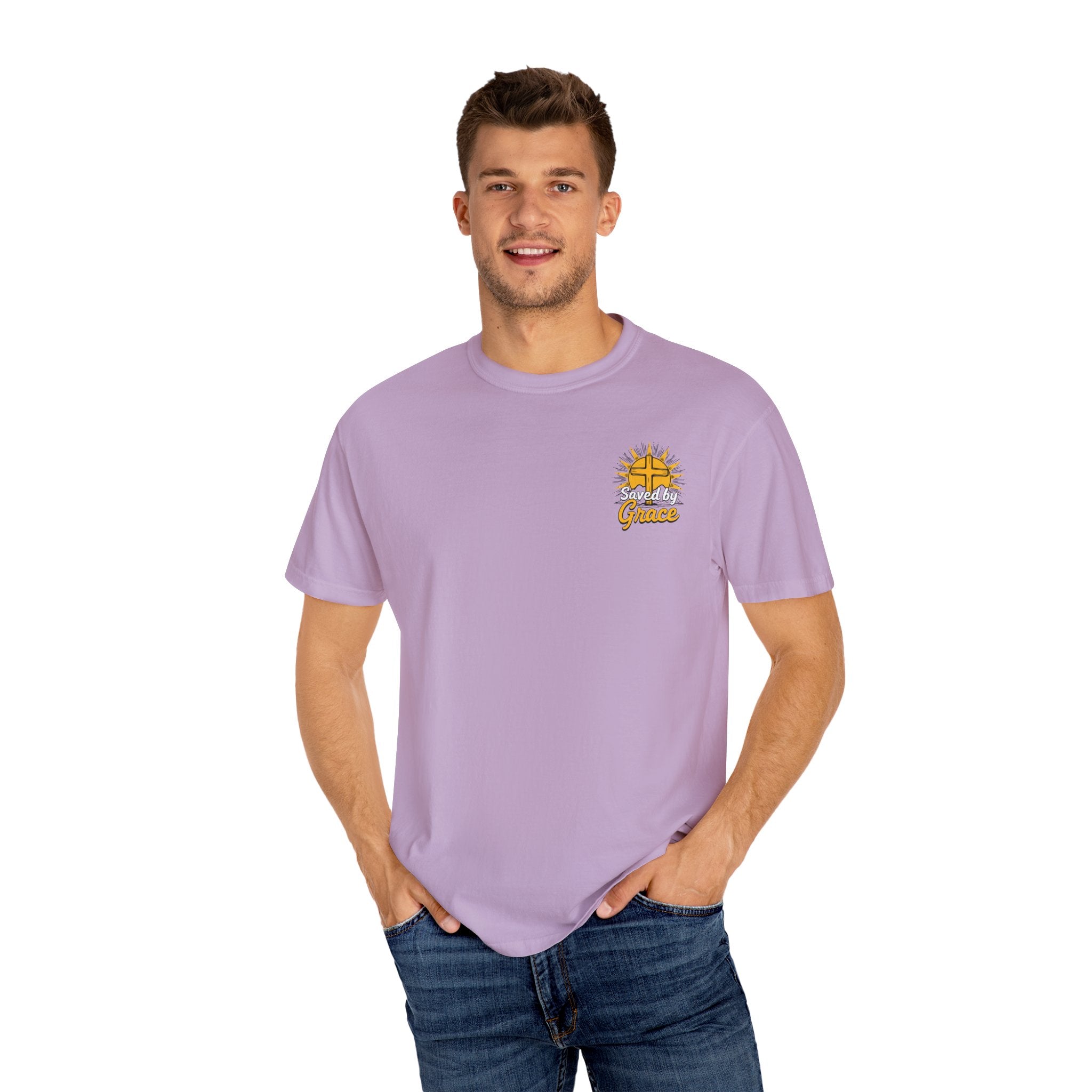Sunrise Christian Graphic T-Shirt, Unisex Vintage Tee, Casual Outfit for Faith, Gift for Church Events, Summer Style