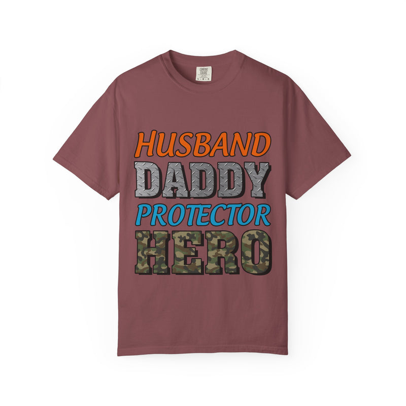 Hero Dad Unisex Garment-Dyed T-Shirt | Perfect Gift for Father's Day