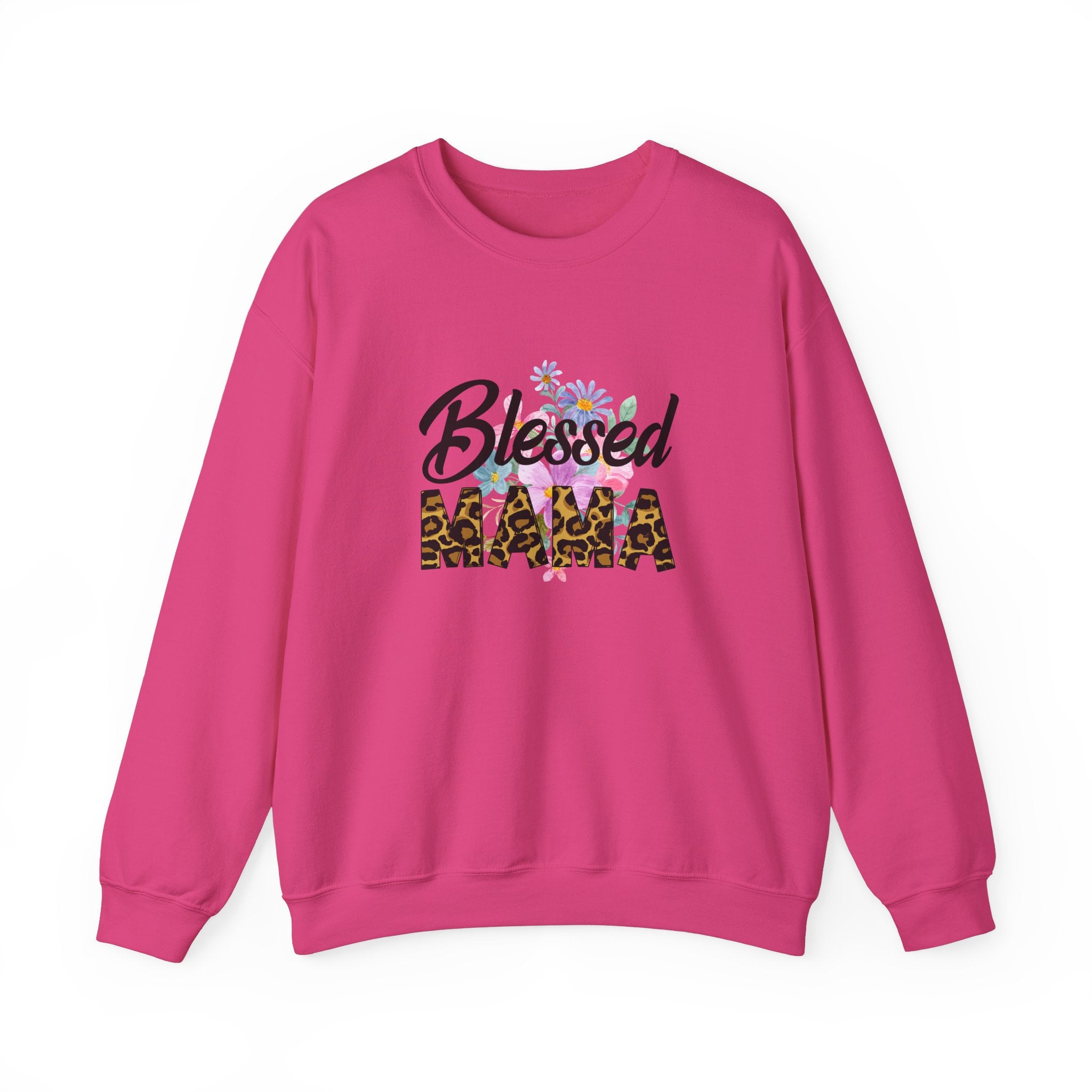 Blessed Mama Unisex Heavy Blend Crewneck Sweatshirt