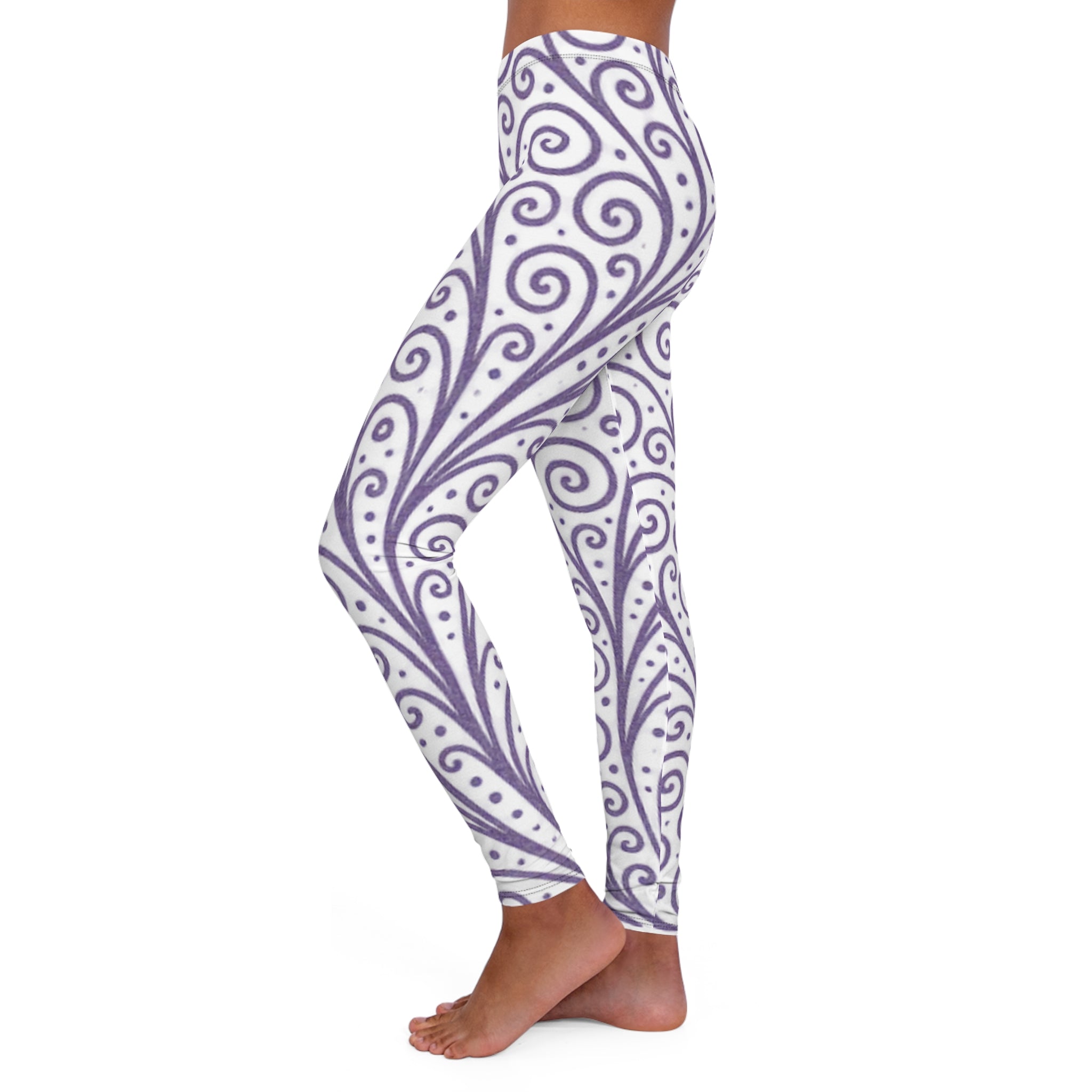 Stylish Women's Leggings, Floral Pattern, Casual Activewear, Yoga Pants, Gift for Fitness Lovers, Everyday Comfort