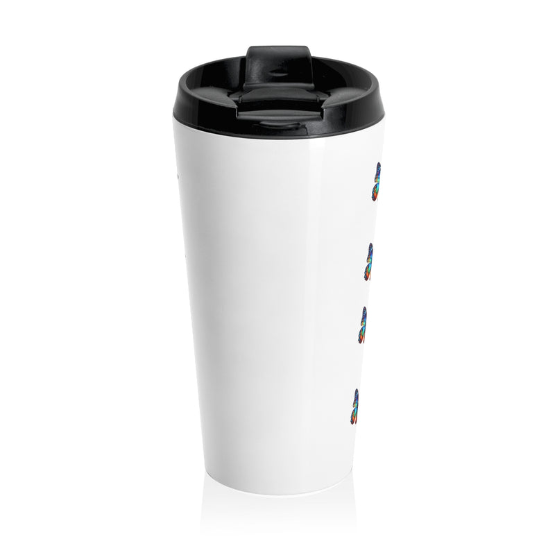 Happy Vibes Stainless Steel Travel Mug | Motivational Drinkware for Coffee Lovers, Gift for Friends, Positive Quotes, Daily [...]
