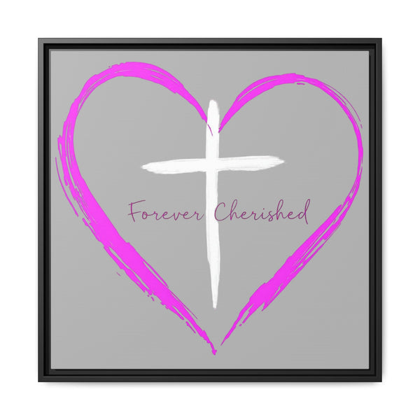 Framed Wall Art with Heart & Cross, Inspirational Home Decor, Gift for Loved Ones, Faith-Based Art, Perfect for Christenings, [...]