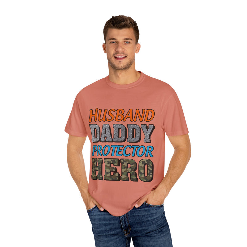 Hero Dad Unisex Garment-Dyed T-Shirt | Perfect Gift for Father's Day