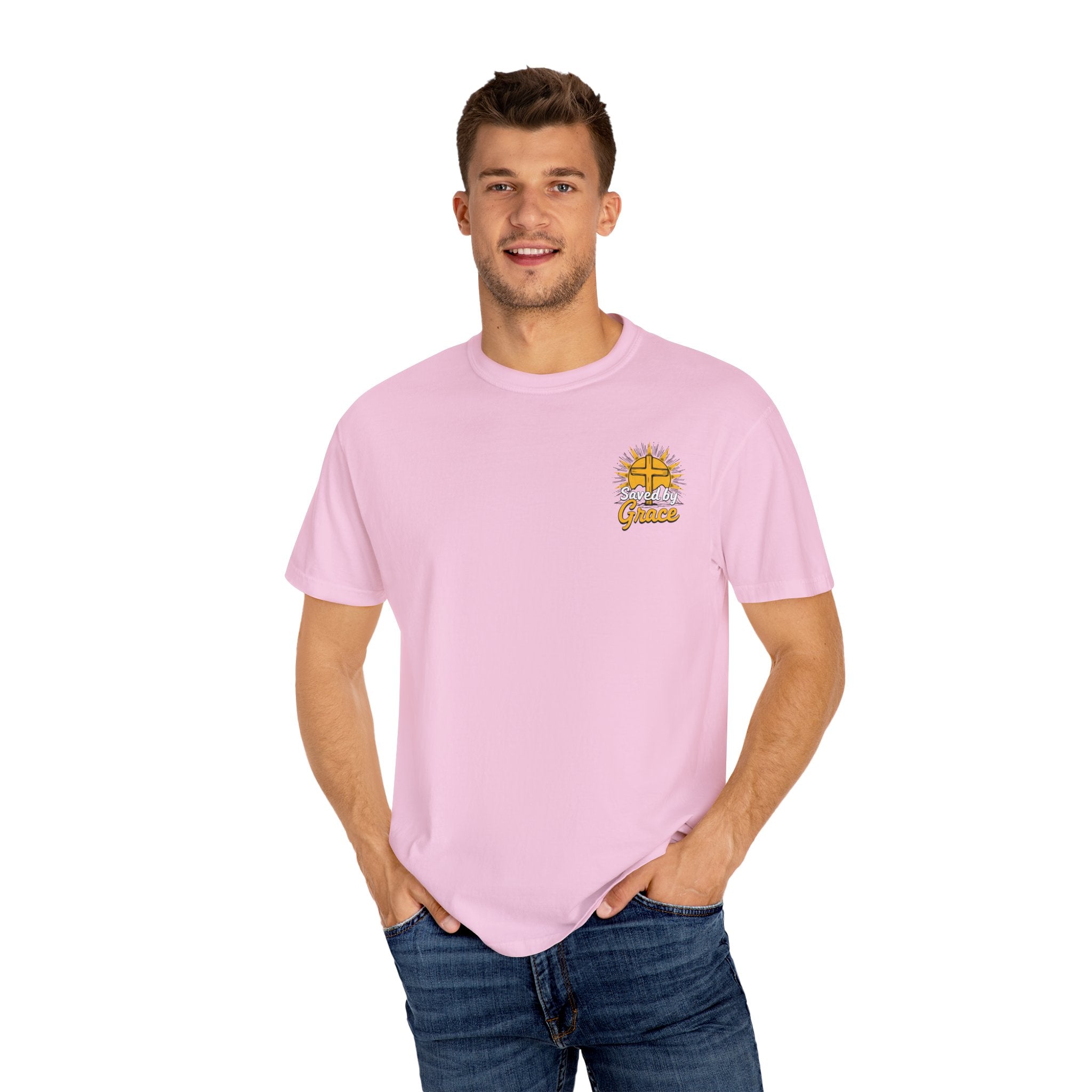 Sunrise Christian Graphic T-Shirt, Unisex Vintage Tee, Casual Outfit for Faith, Gift for Church Events, Summer Style