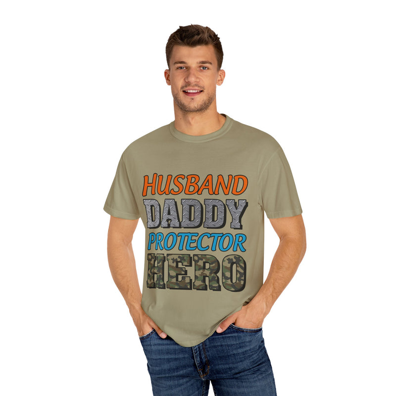 Hero Dad Unisex Garment-Dyed T-Shirt | Perfect Gift for Father's Day