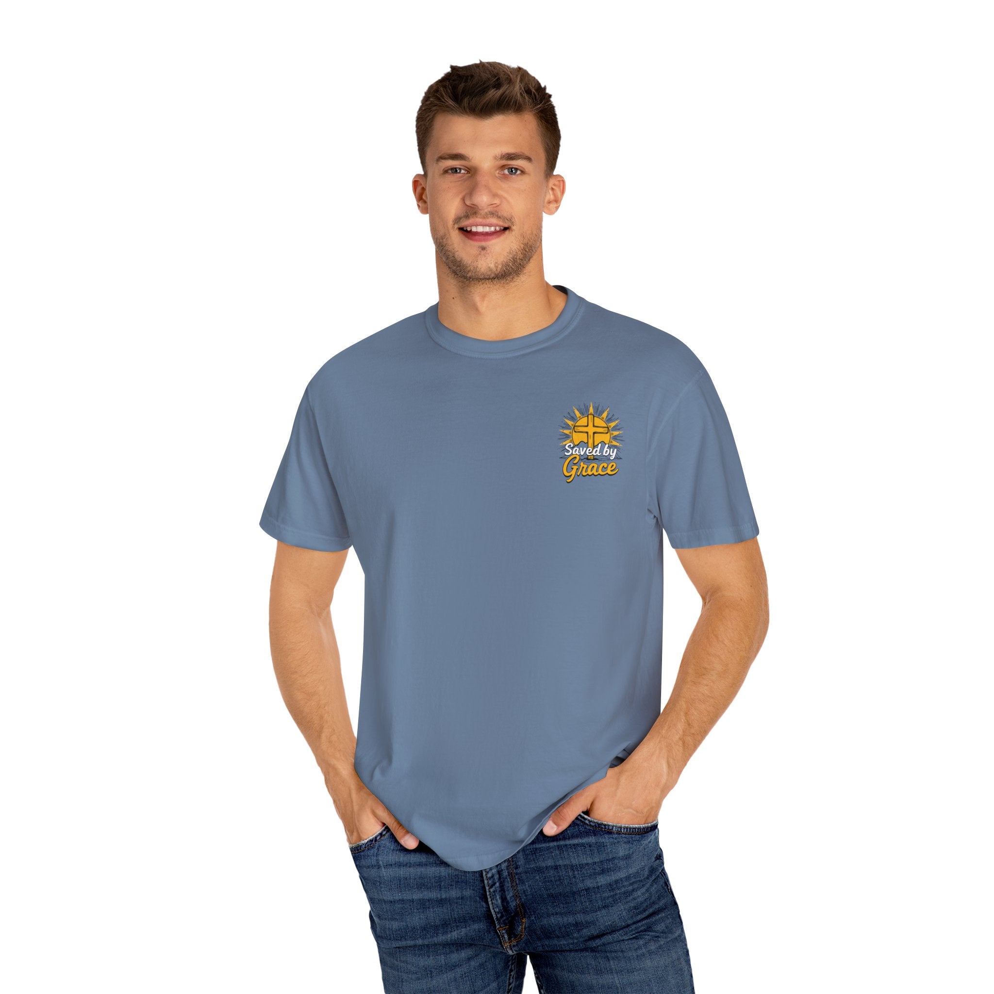 Sunrise Christian Graphic T-Shirt, Unisex Vintage Tee, Casual Outfit for Faith, Gift for Church Events, Summer Style
