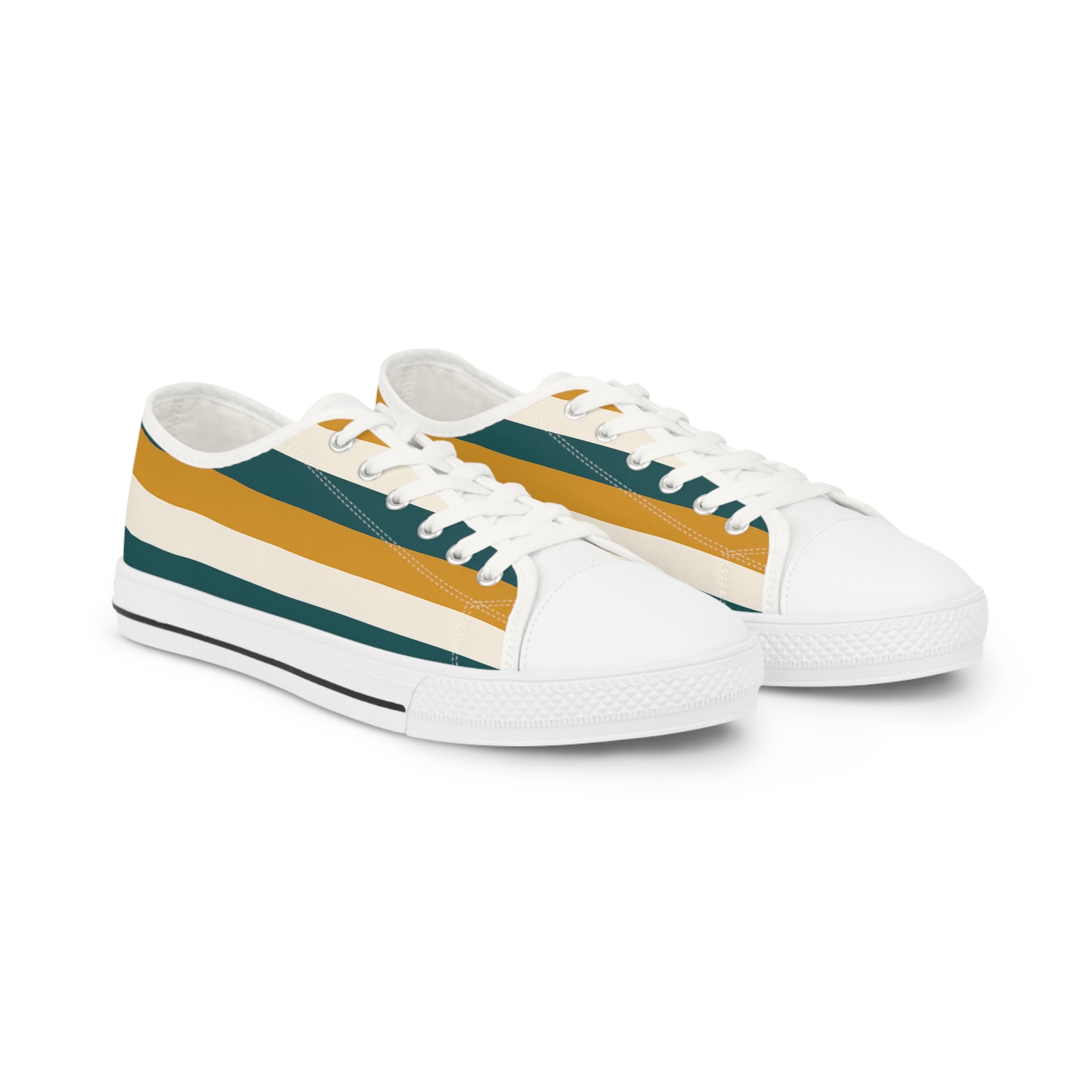 Stylish Striped Low Top Sneakers for Men, Casual Footwear, Trendy Sneakers, Everyday Style, Gift for Him, Summer Shoes