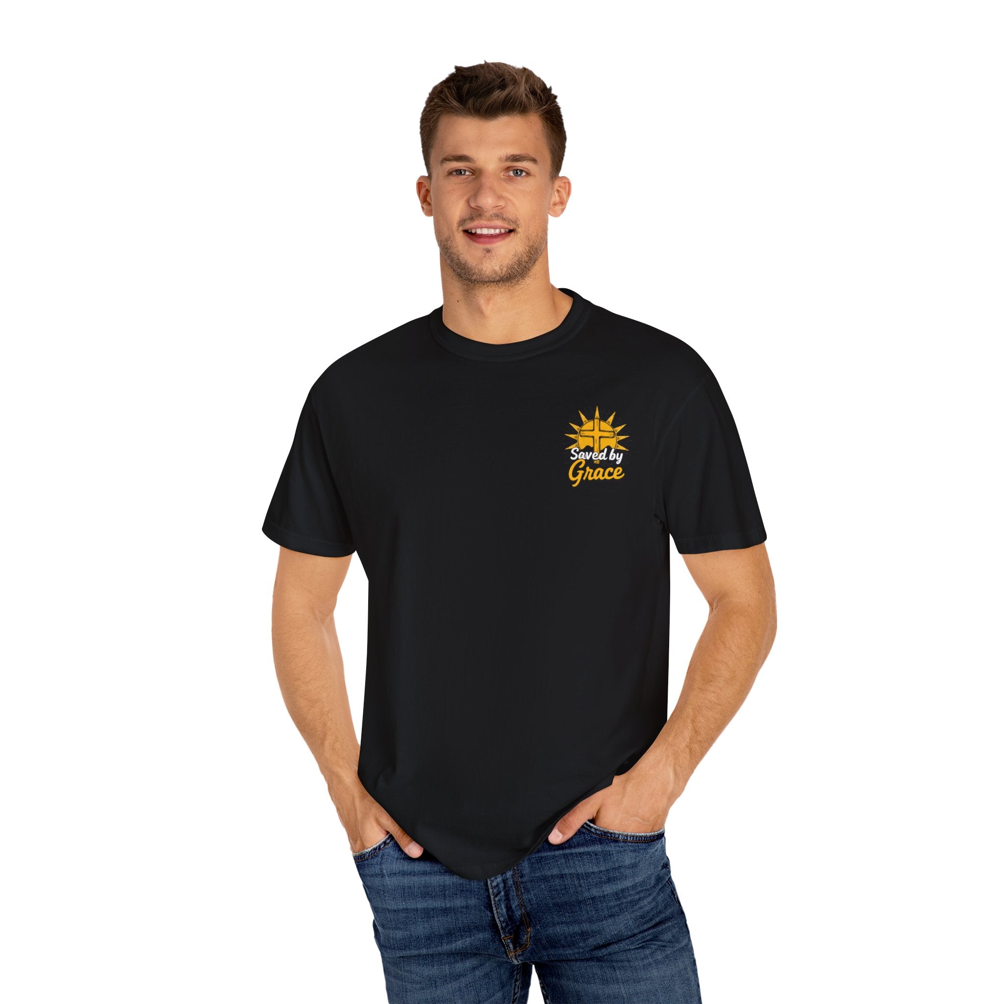 Sunrise Christian Graphic T-Shirt, Unisex Vintage Tee, Casual Outfit for Faith, Gift for Church Events, Summer Style