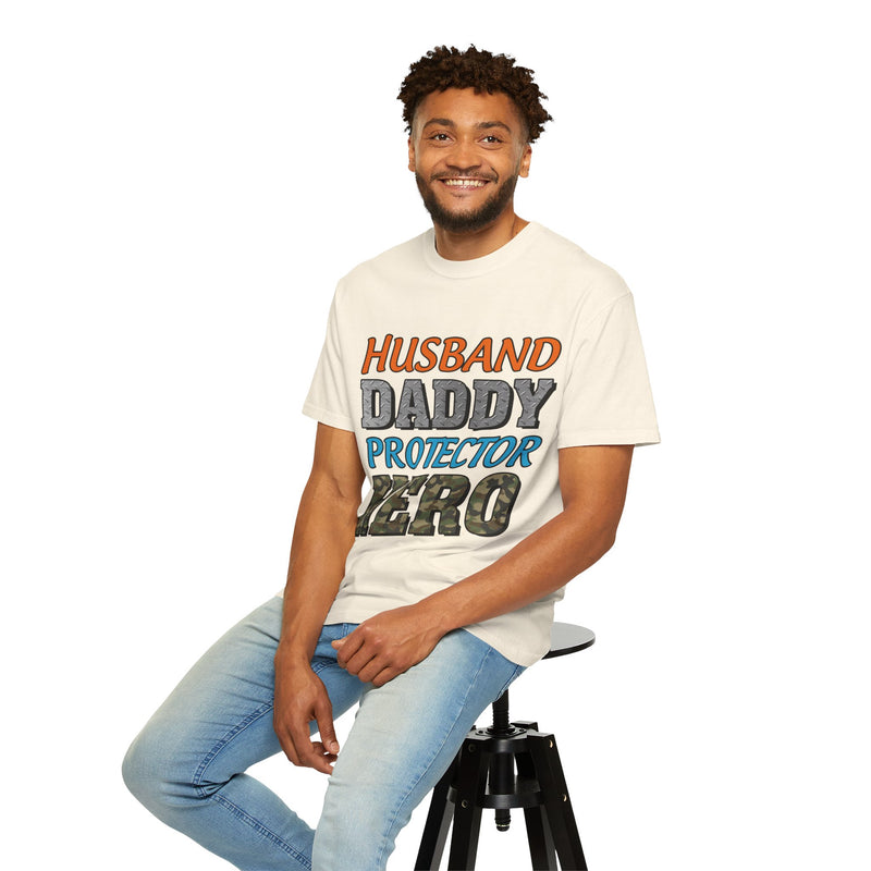 Hero Dad Unisex Garment-Dyed T-Shirt | Perfect Gift for Father's Day