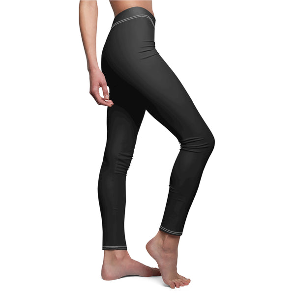 Black Stylish Women's Casual Leggings, Trendy Activewear, Comfortable Yoga Pants, Perfect Gift for Fitness Lovers, Everyday Wear