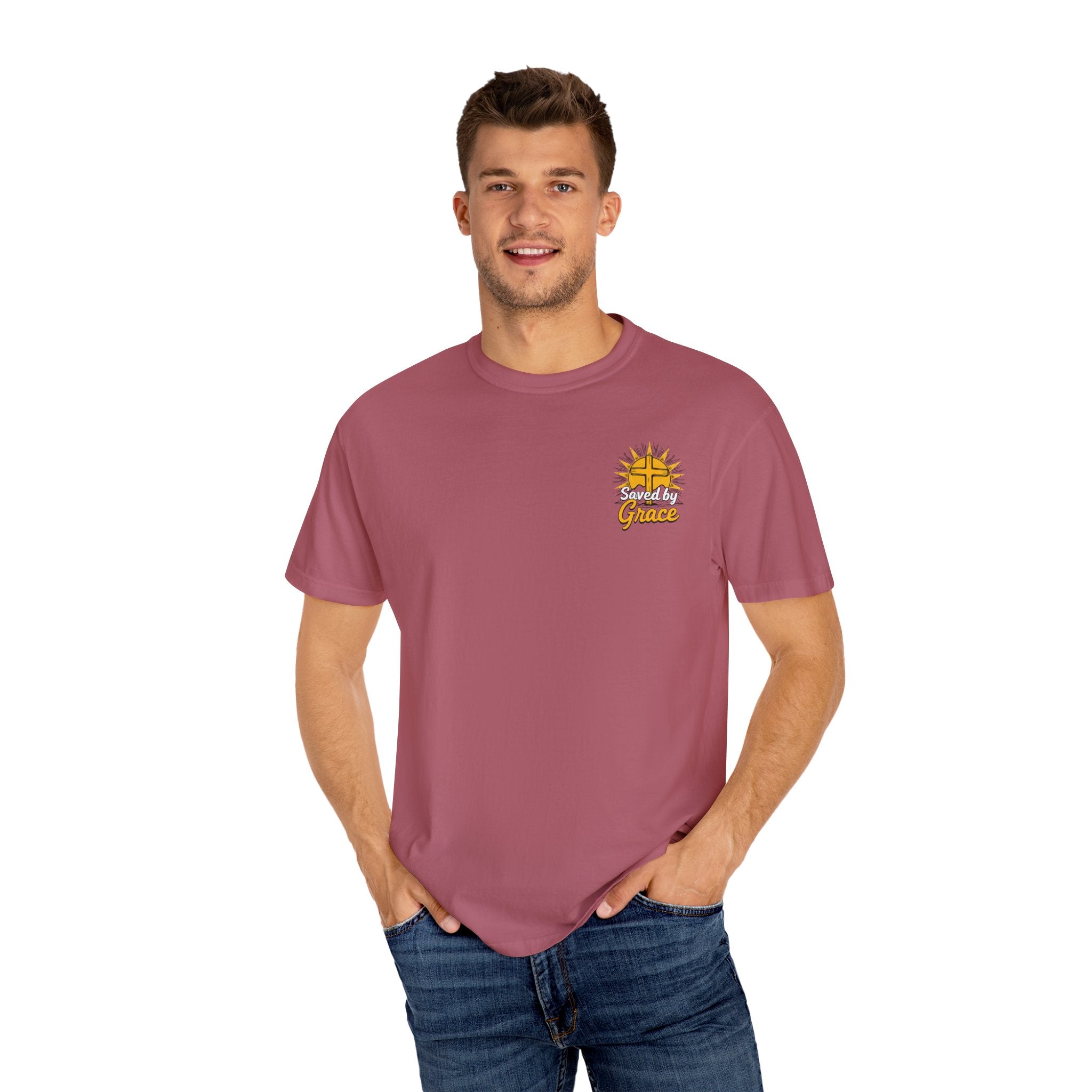 Sunrise Christian Graphic T-Shirt, Unisex Vintage Tee, Casual Outfit for Faith, Gift for Church Events, Summer Style