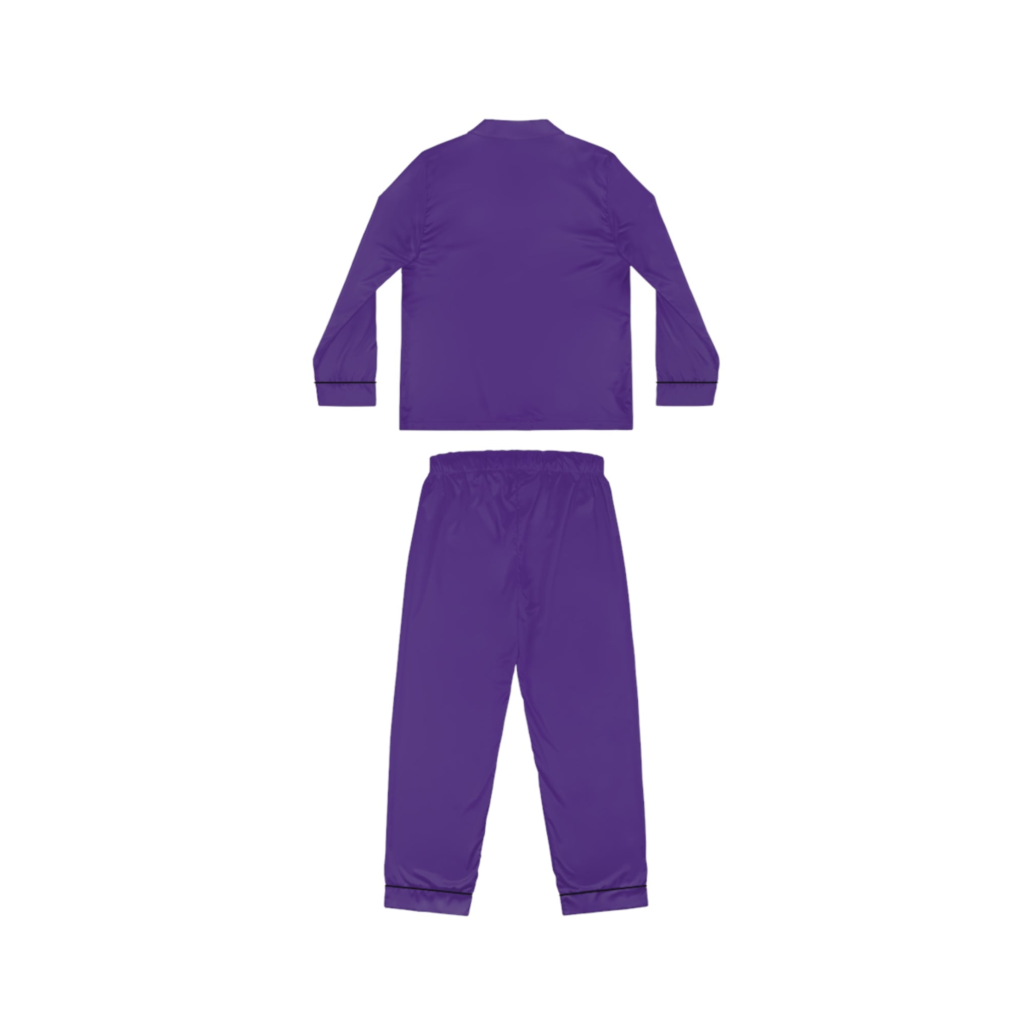 Elegant Purple Satin Pajamas Set - Luxurious Sleepwear, Women's Loungewear, Fancy Gifts for Her, Relaxing Nights, Date Night Outfit