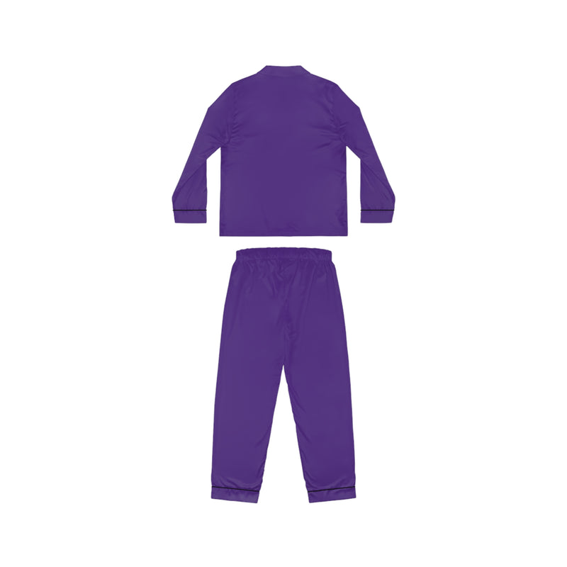 Elegant Purple Satin Pajamas Set - Luxurious Sleepwear, Women's Loungewear, Fancy Gifts for Her, Relaxing Nights, Date Night Outfit