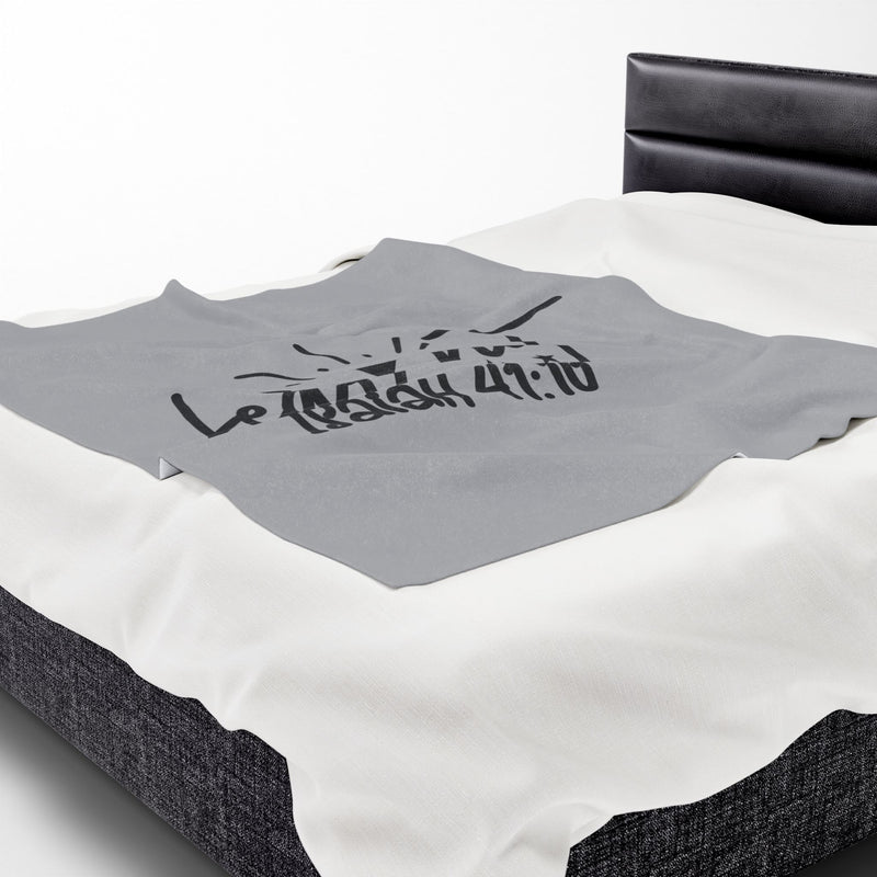 Fear Not Velveteen Plush Blanket - Inspirational Bible Verse for Comfort and Warmth