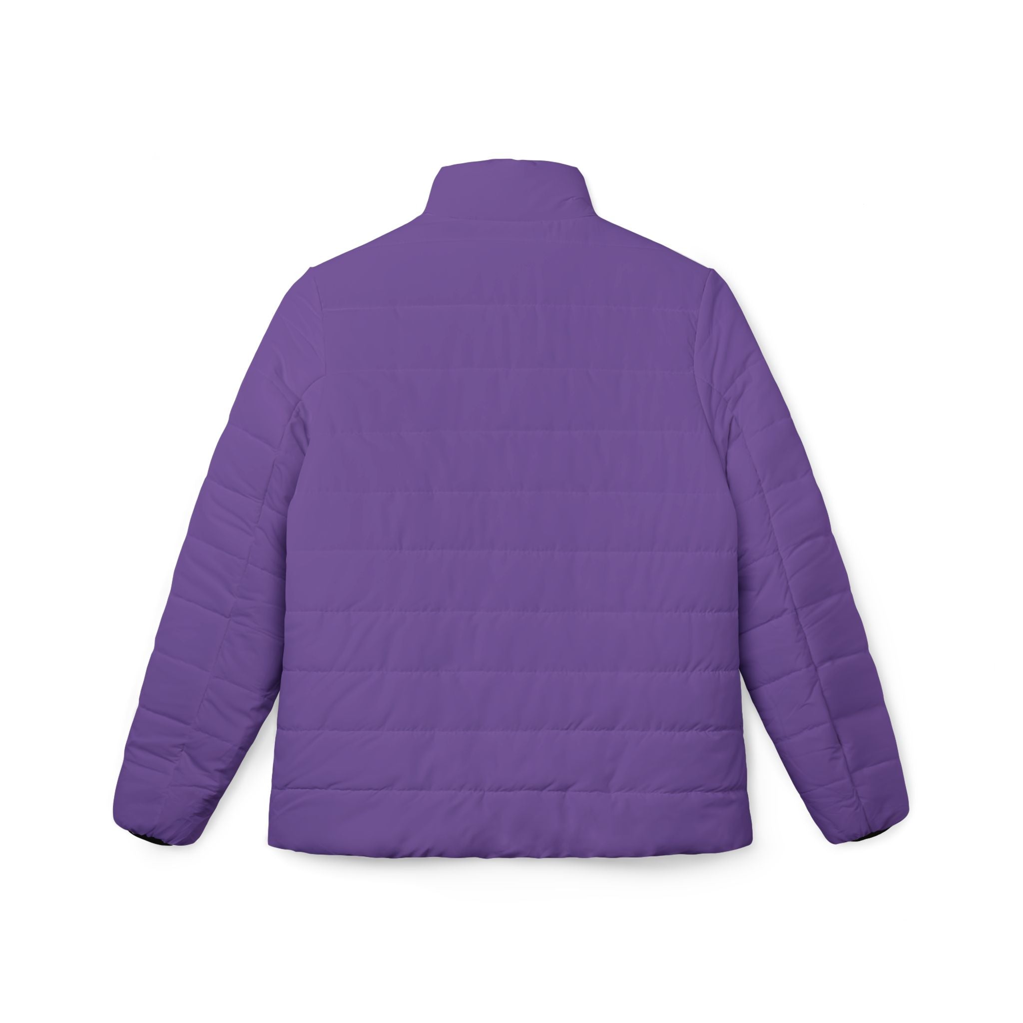 Purple Stylish Women’s Puffer Jacket, Cozy Winter Coat, Trendy Outerwear, Outdoor Fashion, Fall/Winter Essential