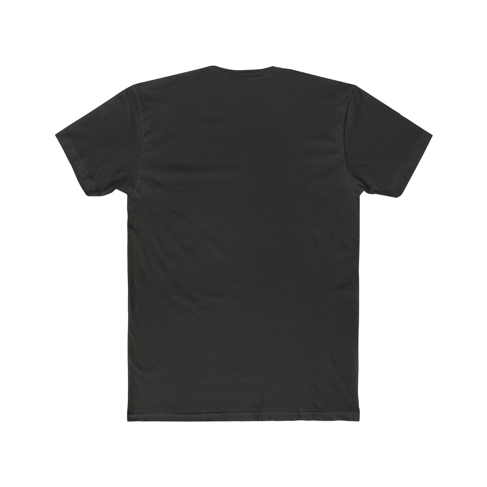 Motivational Cotton Crew Tee - "Never Give Up, Stay Strong"