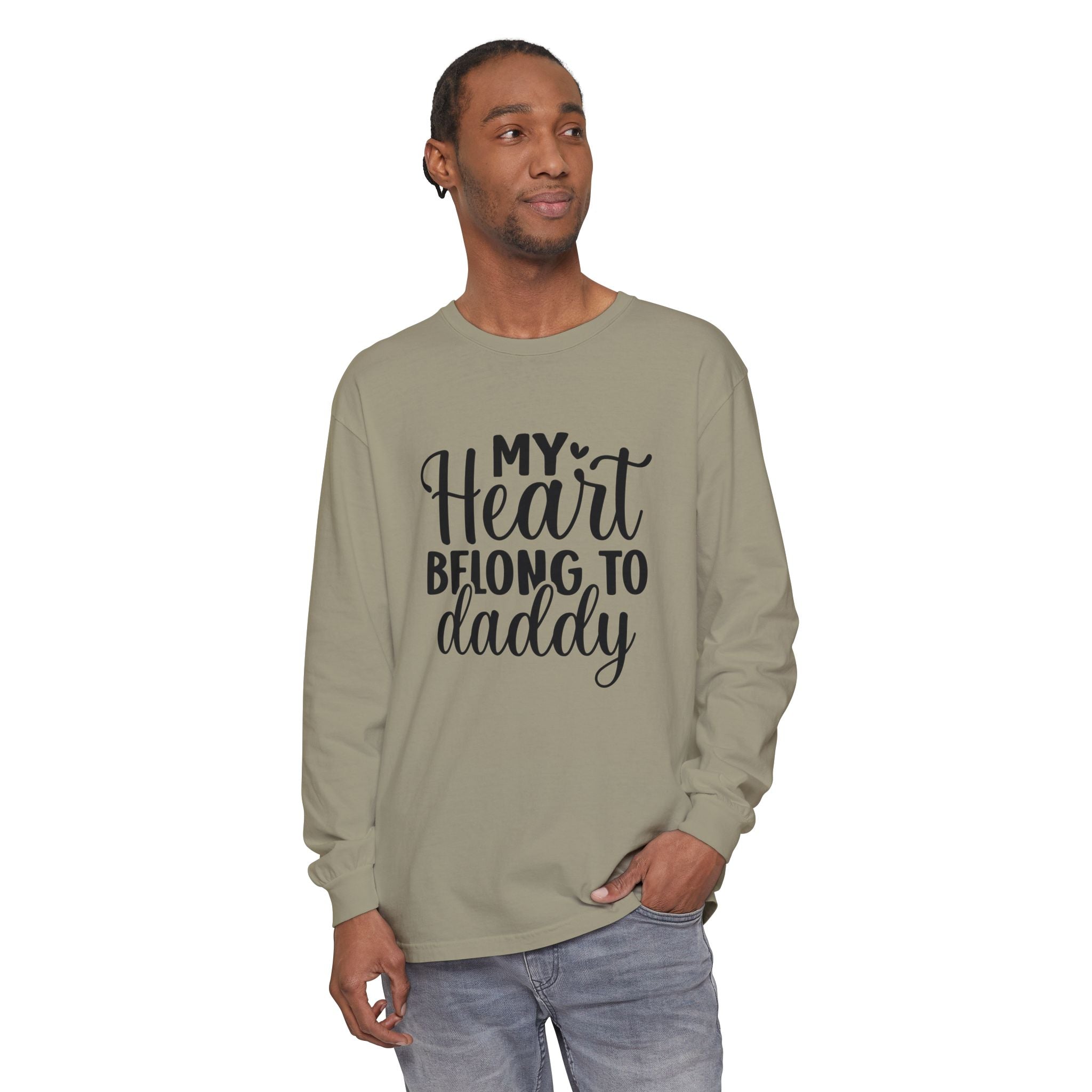 Unisex Garment-dyed Long Sleeve T-Shirt