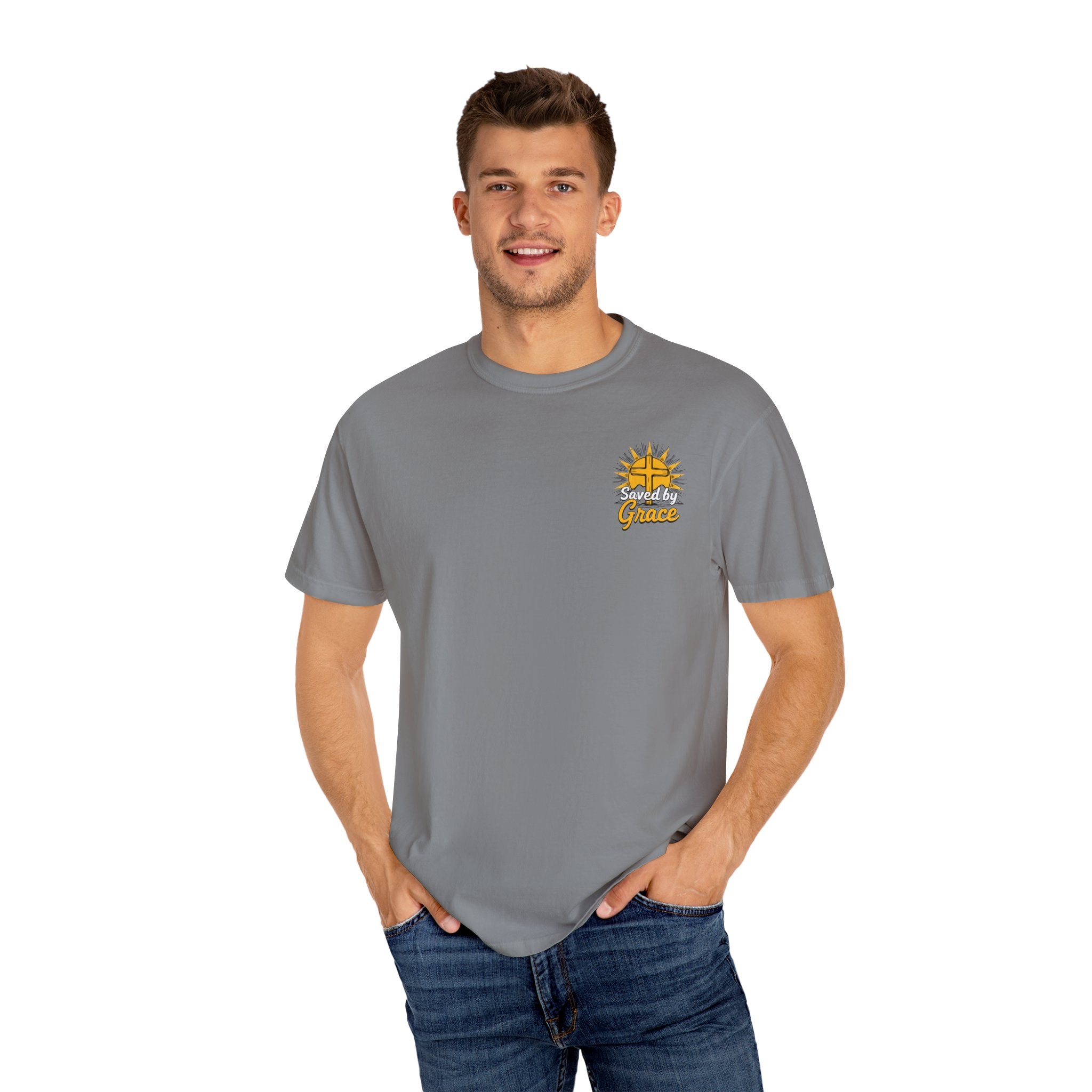 Sunrise Christian Graphic T-Shirt, Unisex Vintage Tee, Casual Outfit for Faith, Gift for Church Events, Summer Style