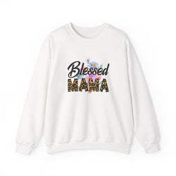 Blessed Mama Unisex Heavy Blend Crewneck Sweatshirt