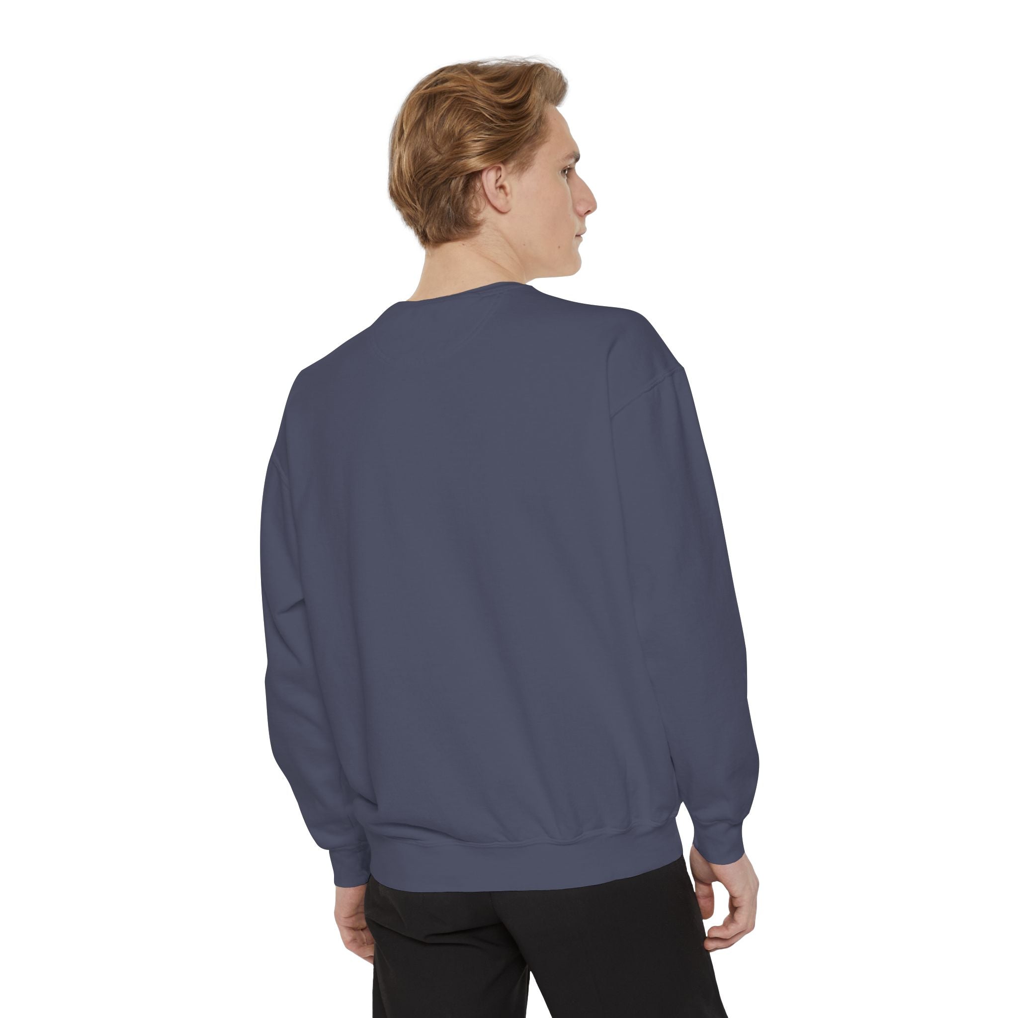 Garment-Dyed 'Glory' Sweatshirt - Motivational Unisex Crewneck
